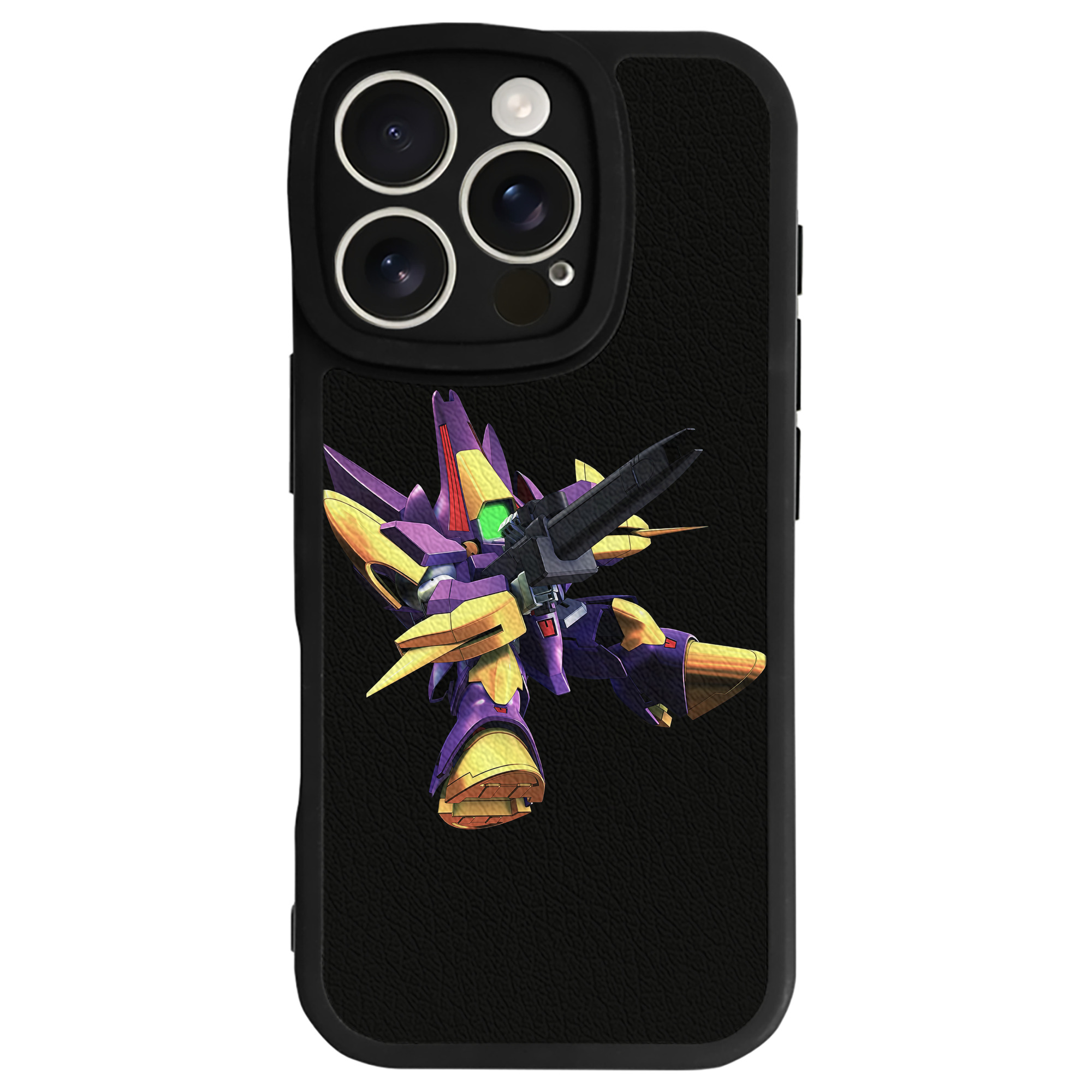 （画像用） 機動戦士ガンダム Mobile Suit Gundam 【iPhone 16シリーズ対応】シリコンスマホケース（レザー調） 材質：シリコン